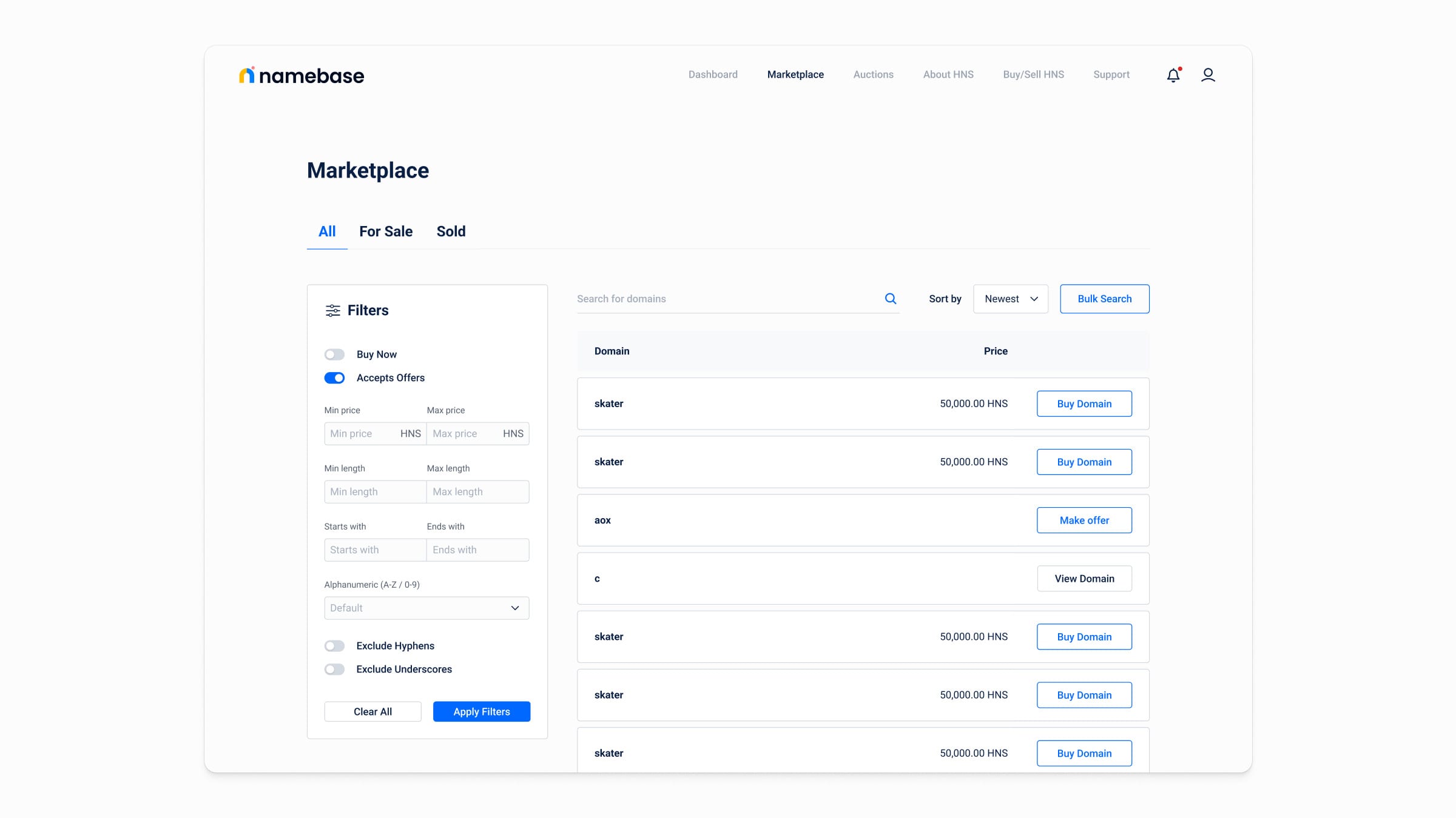 Namebase screen 7 of 8